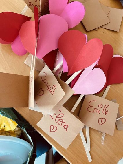 San Valentín en la Residencia de mayores Txurdinagabarri