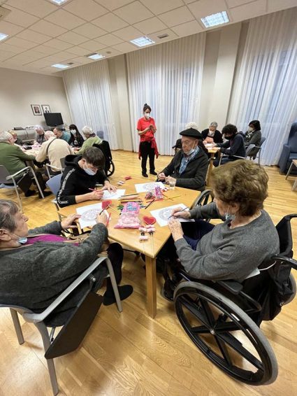 San Valentín en la Residencia de mayores Txurdinagabarri