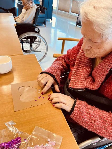 San Valentín en la Residencia de mayores Txurdinagabarri