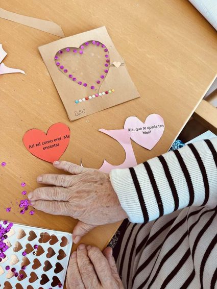 San Valentín en la Residencia de mayores Txurdinagabarri