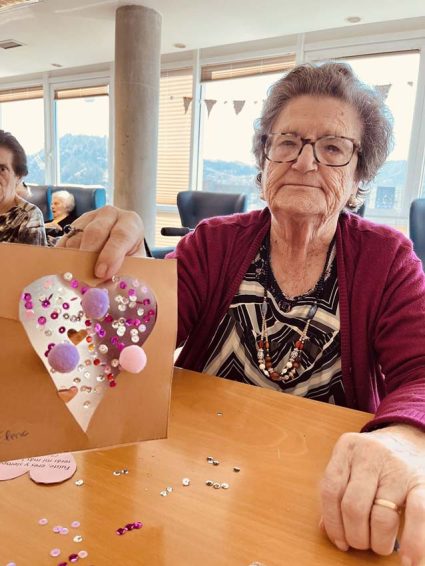 San Valentín en la Residencia de mayores Txurdinagabarri