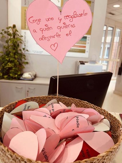 San Valentín en la Residencia de mayores Txurdinagabarri