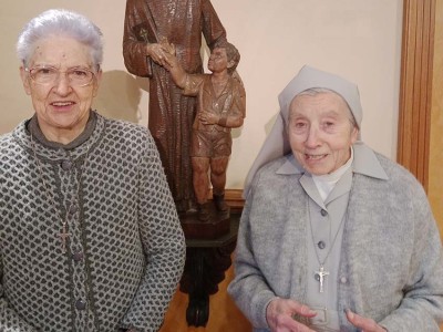 ¡Gracias por todo, sor Nieves y sor Juliana! Sor Nieves Ajona Sanz y sor Juliana Pérez Martín