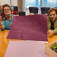 Txurdinagabarrik Martxoaren 8a ospatu du La Residencia Txurdinagabarri celebra el 8 de marzo