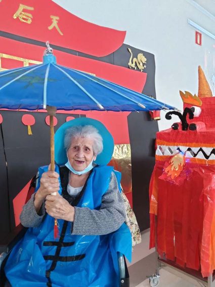 China, tema del Carnaval 2023 en la Residencia Txurdinagabarri Personas mayores en el Carnaval 2023 en la Residencia Txurdinagabarri