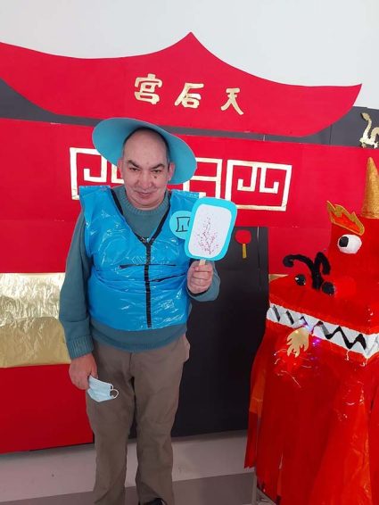 China, tema del Carnaval 2023 en la Residencia Txurdinagabarri Personas mayores en el Carnaval 2023 en la Residencia Txurdinagabarri
