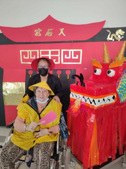 China, tema del Carnaval 2023 en la Residencia Txurdinagabarri Personas mayores en el Carnaval 2023 en la Residencia Txurdinagabarri