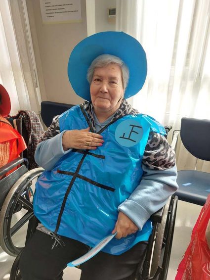 China, tema del Carnaval 2023 en la Residencia Txurdinagabarri Personas mayores en el Carnaval 2023 en la Residencia Txurdinagabarri