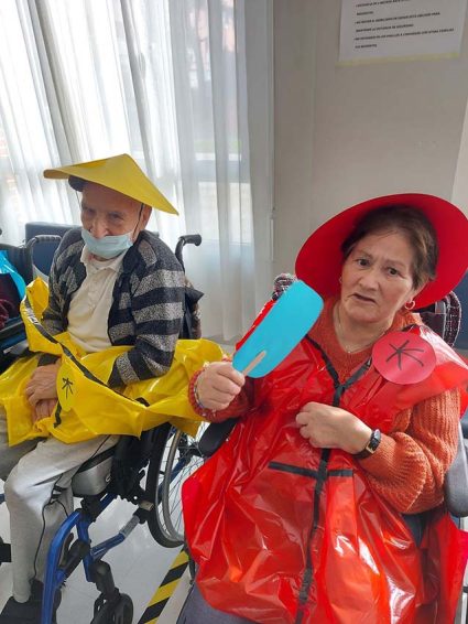 China, tema del Carnaval 2023 en la Residencia Txurdinagabarri Personas mayores en el Carnaval 2023 en la Residencia Txurdinagabarri