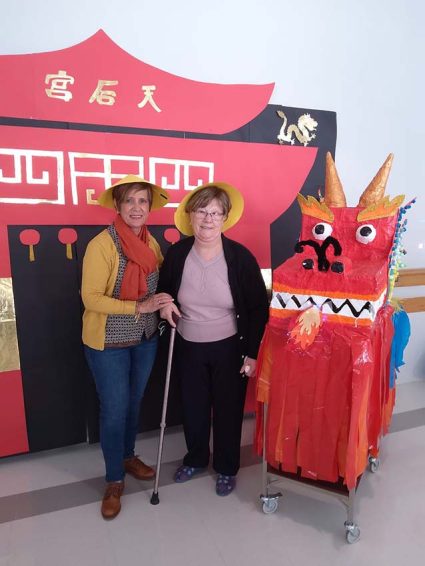 China, tema del Carnaval 2023 en la Residencia Txurdinagabarri Personas mayores en el Carnaval 2023 en la Residencia Txurdinagabarri