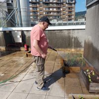 Renovando el huerto de la Residencia Txurdinagabarri