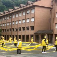 El Hospital Aita Menni se vuelca en su recibimiento al Tour