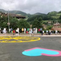 El Hospital Aita Menni se vuelca en su recibimiento al Tour