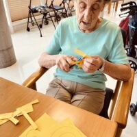 Emakumezkoen futbolari buruz hizketan Celebrando el Mundial femenino en la Residencia Txurdinagabarri