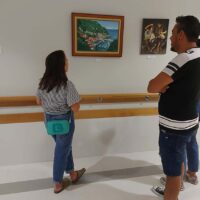 Nuestro residente Santos Romera expone óleos en Txurdinagabarri Nuestro residente Santos Romera expone óleos en Txurdinagabarri