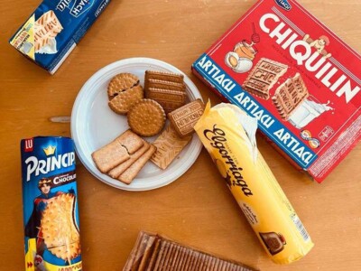 Las galletas de nuestra vida Hainbat markako gaileta-paketeak