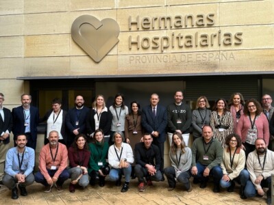 Foto de grupo de las personas participantes en el Encuentro de Referentes de Innovación de Hermanas Hospitalarias