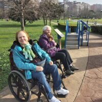 Al sol en el Parque Etxebarria