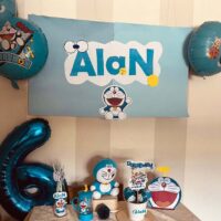 Belaunaldiarteko urtebetetzea Decoración de cumpleaños