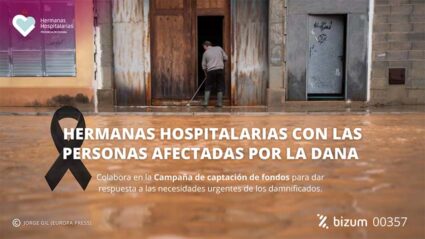 Campaña solidaria de Hermanas Hospitalarias con las personas afectadas por la DANA