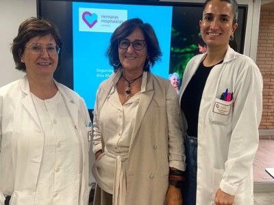 Ezkerretik eskuinera, Beatriz Nogueras, Susana Fernández-Monge eta Cristina Iriarte.