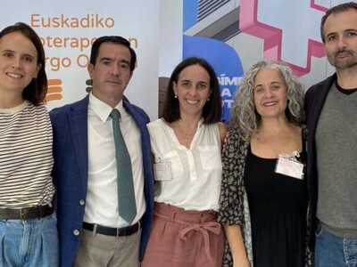 Nerea Meabe, Iban Arrien, Elena Tampán, Irma García y Roberto Romero