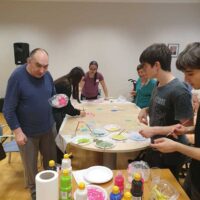 Actividades intergeneracionales en Txurdinagabarri con los colegios Berriotxoa y Begoñazpi