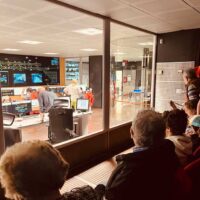 En la sala de control de Metro Bilbao