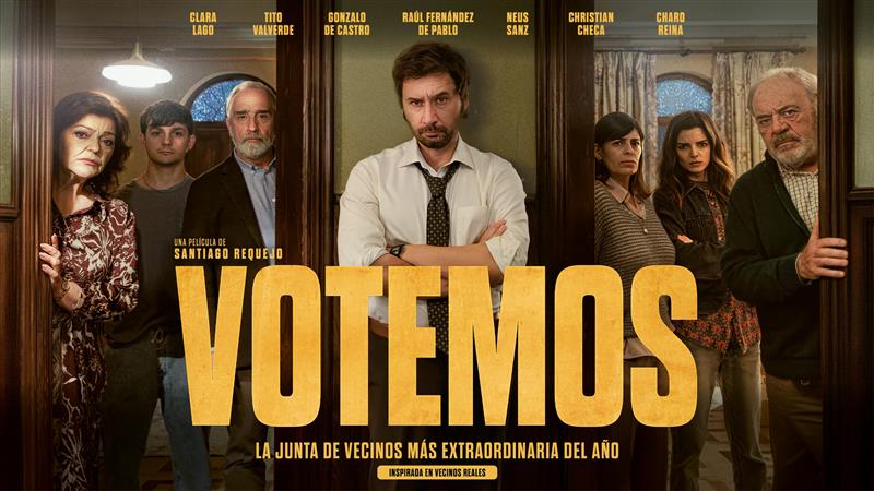 La Fundación Hospitalarias presenta en exclusiva la gira de preestrenos de “Votemos”, una película que aborda el estigma en torno a la salud mental Cartel de la película Votemos