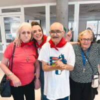 Txurdinagabarri volvió a vestirse de rojo y blanco