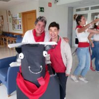 Txurdinagabarri volvió a vestirse de rojo y blanco