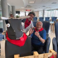 Txurdinagabarri volvió a vestirse de rojo y blanco