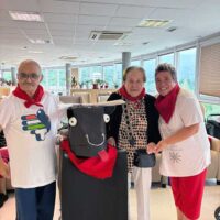 Txurdinagabarri volvió a vestirse de rojo y blanco
