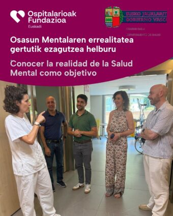 Coordinación sociosanitaria: Javier Almeida conoce el modelo asistencial de Ospitalarioak Fundazioa Euskadi