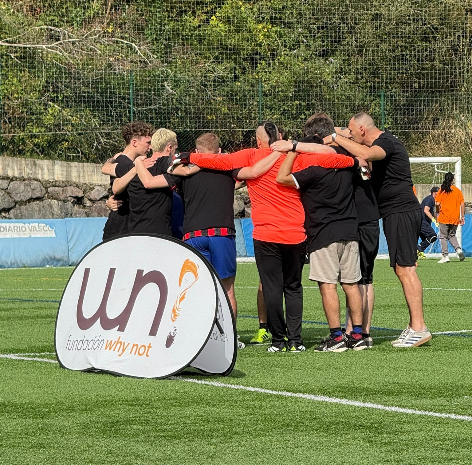 partido de futbol por el dia mundial de la Salud Mental